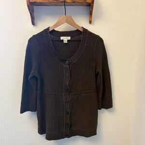 Christopher & Banks Babydoll Knit Cardigan Medium Y2K